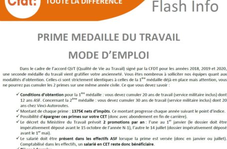 MEDAILLE du TRAVAIL : Mode d’Emploi