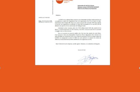 Filière péage : la CFDT obtient l’ouverture d’une négociation d’un avenant C80 spécifique au recalcul de l’ICP3. Notre courrier et la réponse de la DRH :