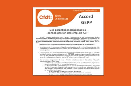 Accord GEPP, des garanties nécessaires