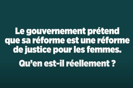 Retraites : réforme d’injustice pour les femmes